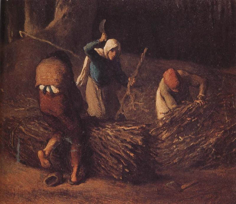 Jean Francois Millet Pack the hay Spain oil painting art